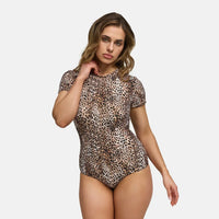 T-shirt bodysuit met ronde hals