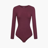 Bodysuit met lange mouwen en ronde hals
