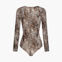 Bodysuit met lange mouwen en ronde hals
