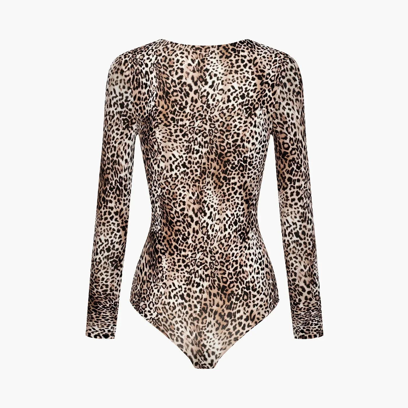 Bodysuit met lange mouwen en ronde hals