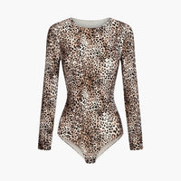 Bodysuit met lange mouwen en ronde hals