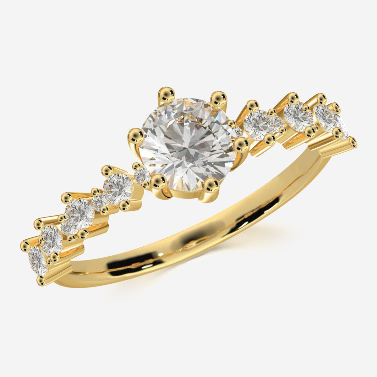 Glinsterende Zirkonia Ring