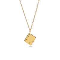 Gepersonaliseerde Boek Medaillon Ketting