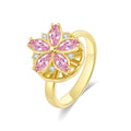 Gouden Bloesem Fidget Ring