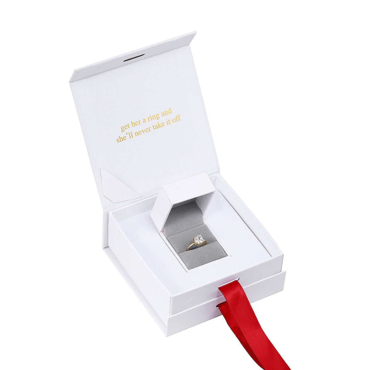 Glinsterende Zirkonia Ring