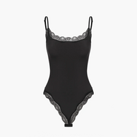 Bodysuit met kant en string