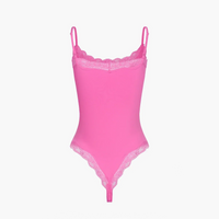 Bodysuit met kant en string