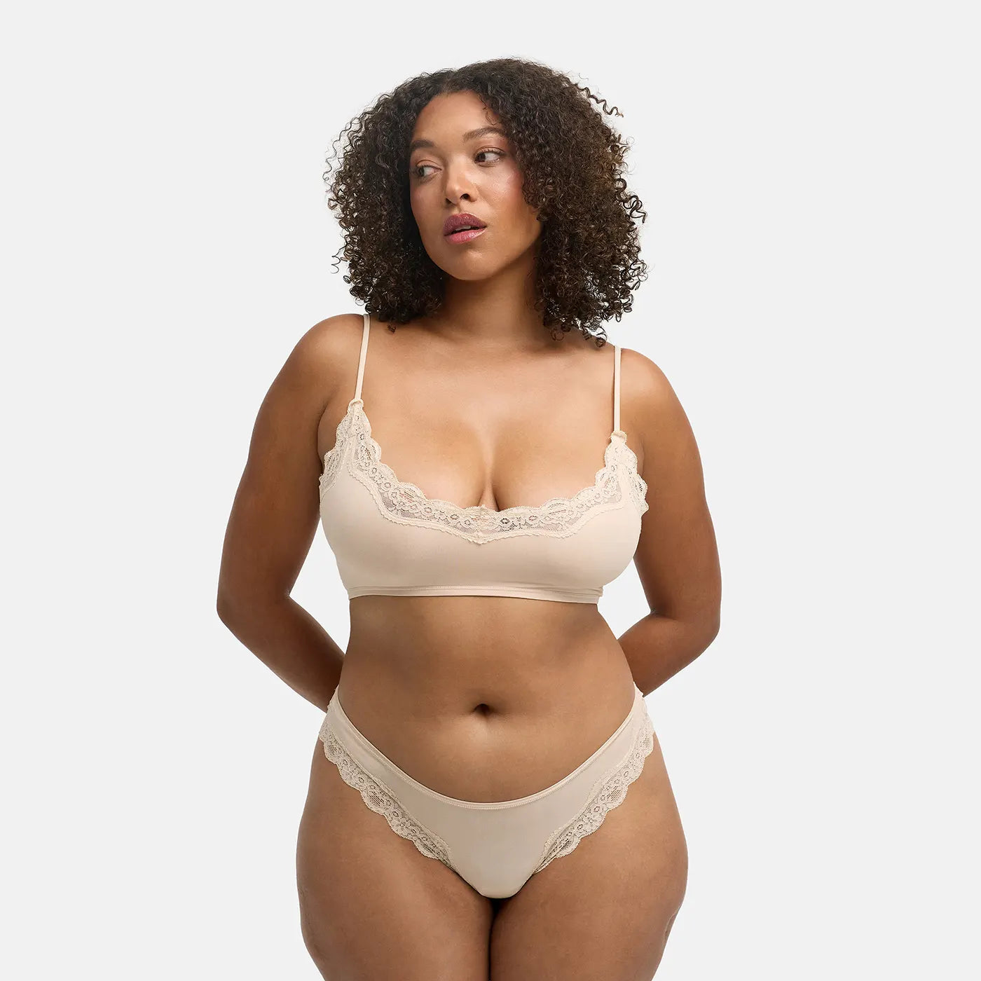 Bralette van kant zonder beugel