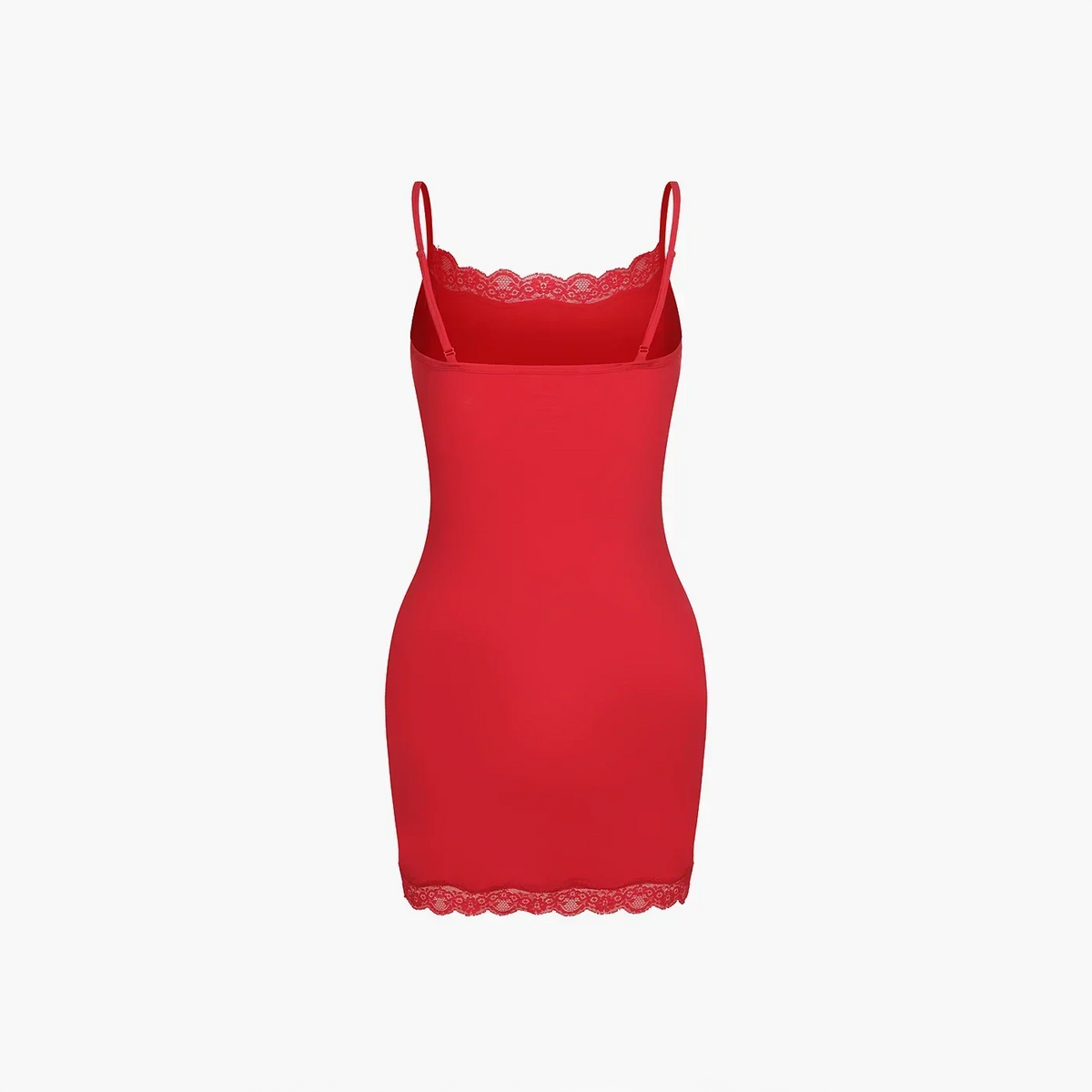 Camisole jurk met kant en verstelbare bandjes