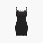 Camisole jurk met kant en verstelbare bandjes
