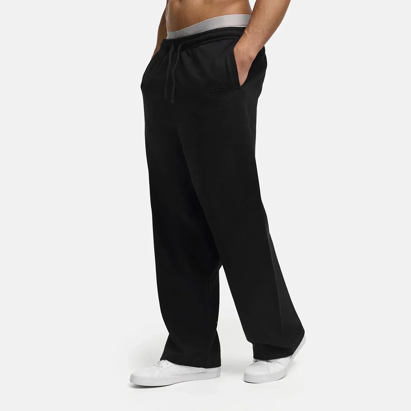 Relaxed fit broek met rechte pijp voor heren