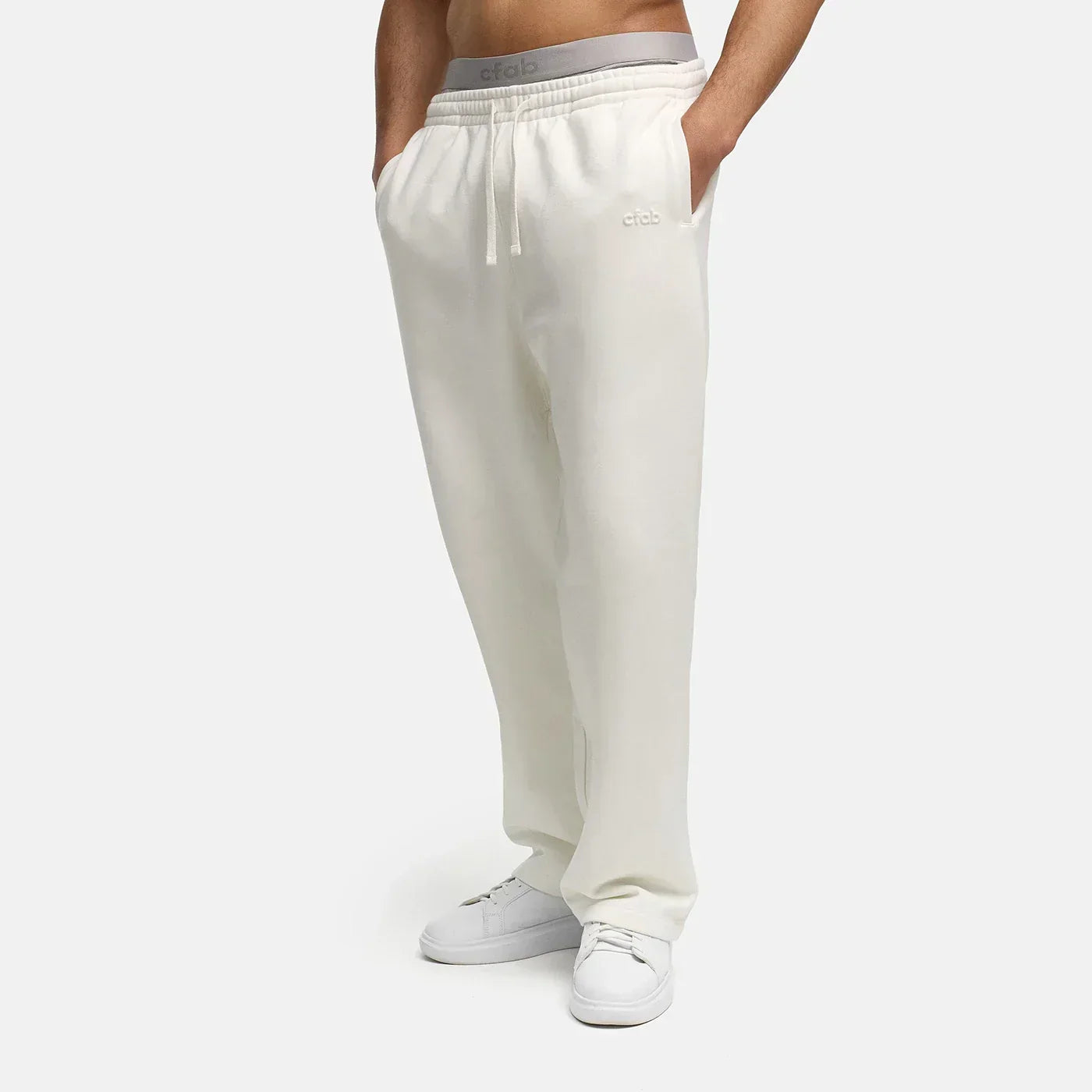 Relaxed fit broek met rechte pijp voor heren