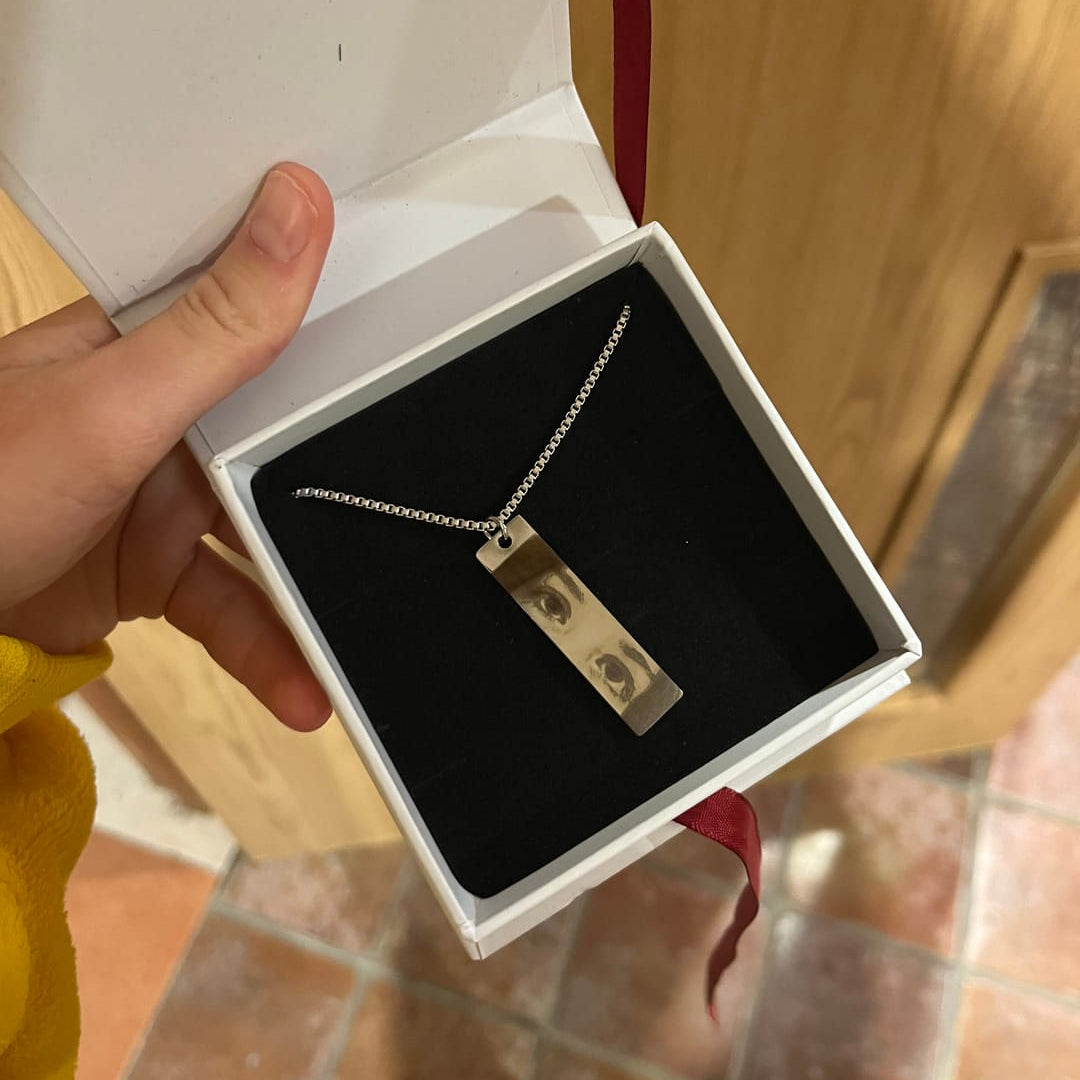 Gepersonaliseerde Oogfoto Ketting
