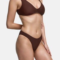 High leg bikinibroekje met strikbandjes