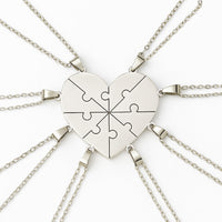 Puzzelhart Ketting