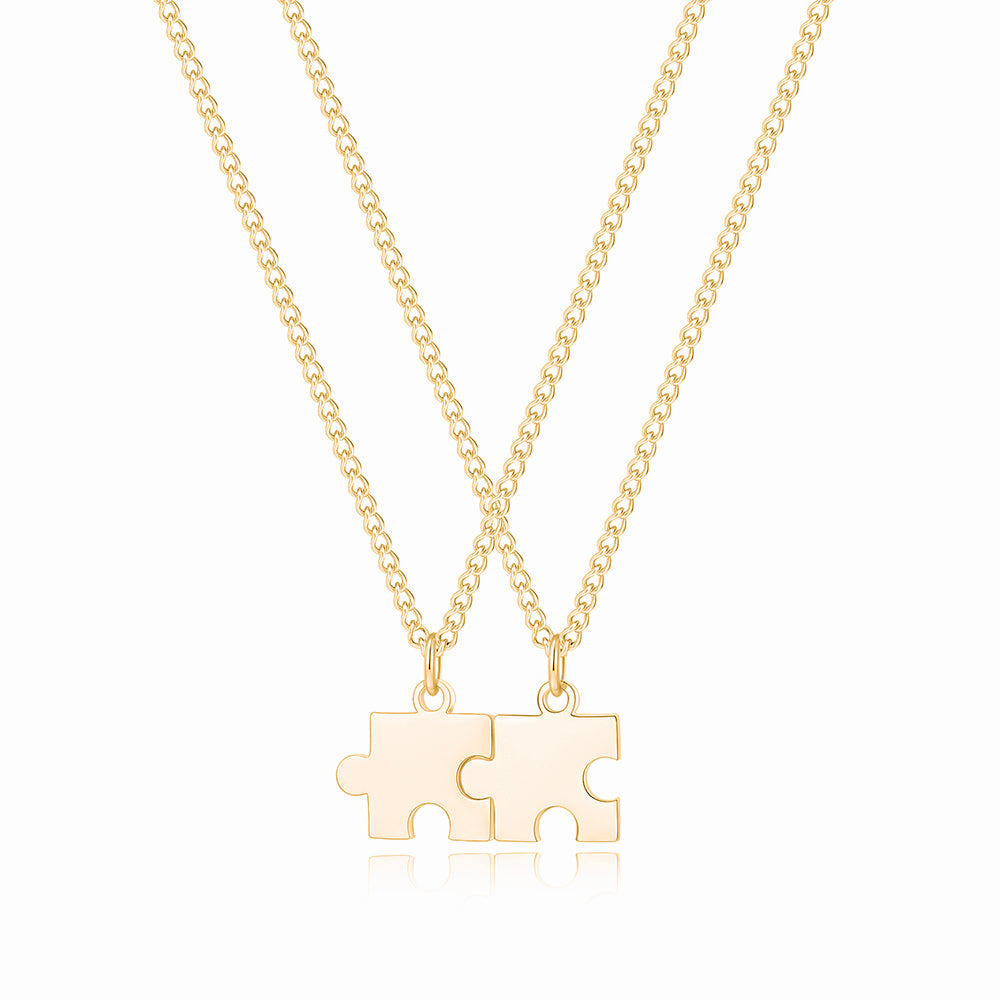 Gepersonaliseerde Puzzelketting voor Koppels