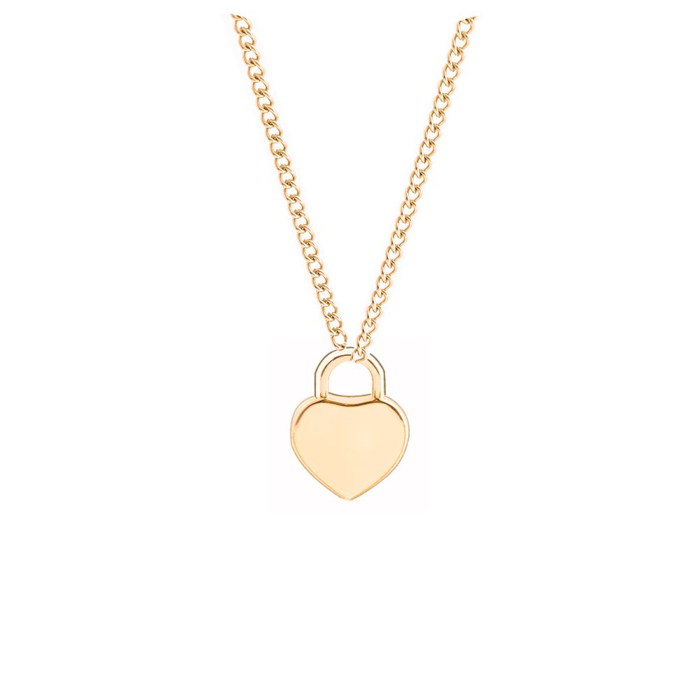 Hartketting met Initialen en Parel