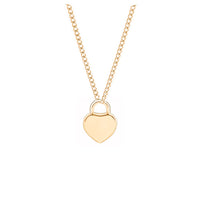 Hart Hanger Ketting met Initialen