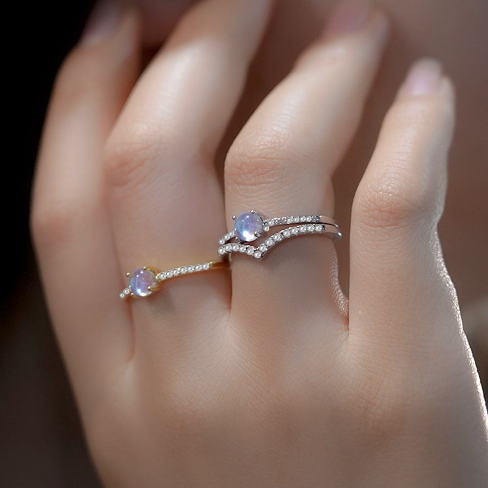 Celeste Ring met Maansteen