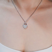 Hart Hanger Ketting met Initialen