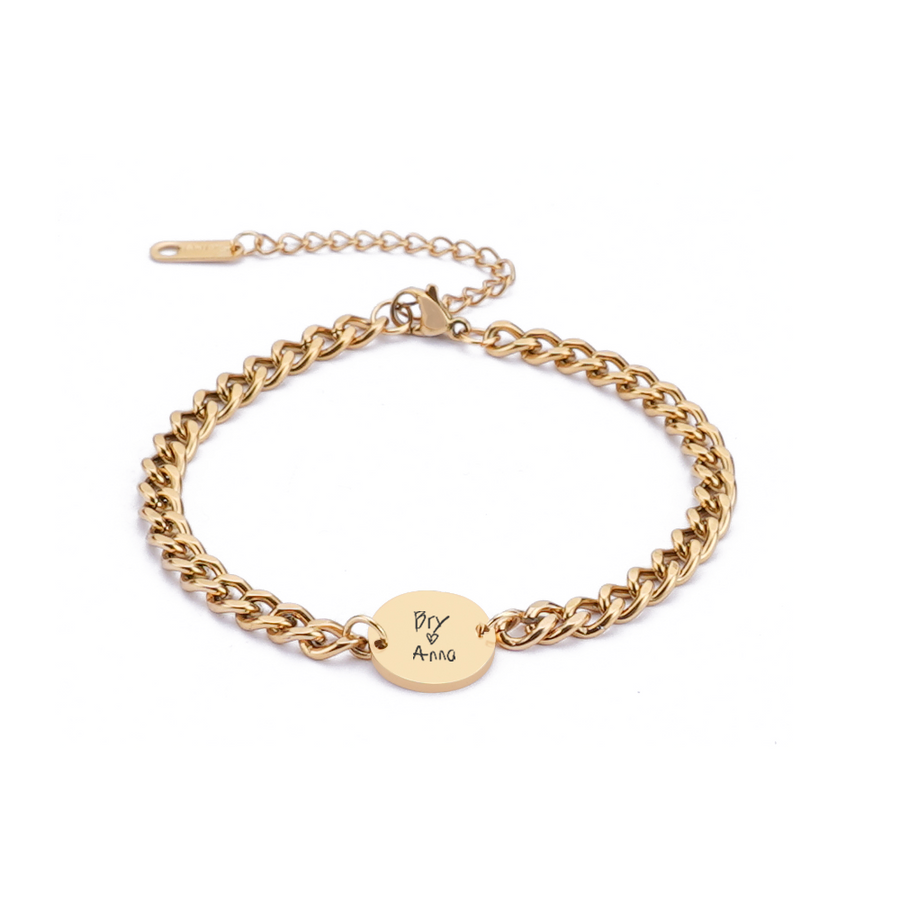 Armband met Hanger in Eigen Handschrift