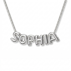 Ketting met Eigen Naam in Bubbelletters